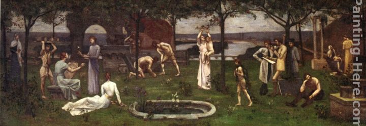 Pierre Cecile Puvis de Chavannes Inter artes et naturam